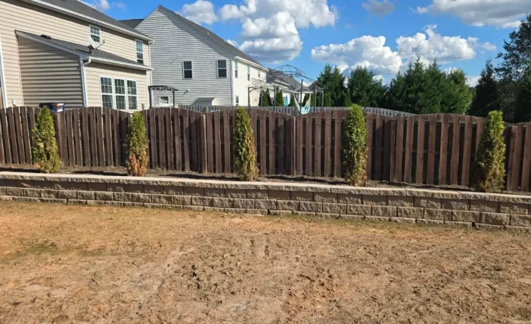 retaining wall work